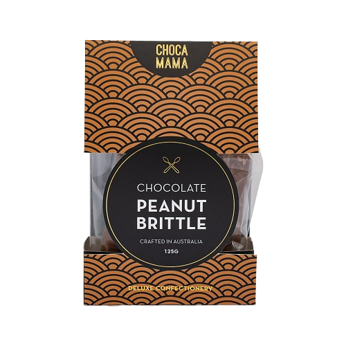Chocolate Peanut Brittle  Small  Box 125g