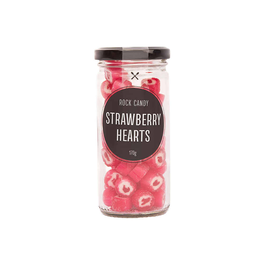 Strawberry Love Hearts 170g