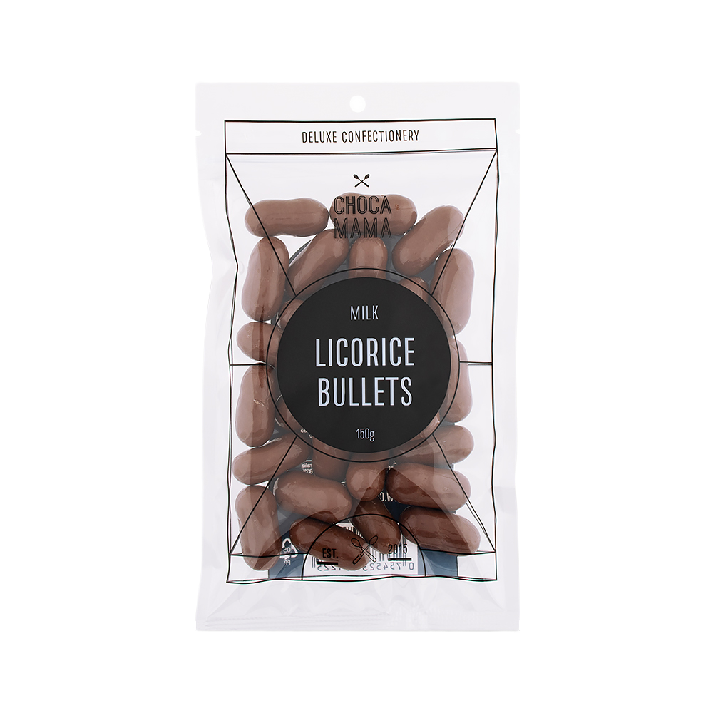 Milk Licorice Bullets 150g