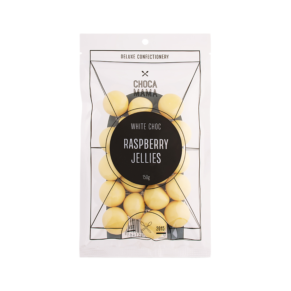 White Chocolate Raspberry Jellies 150g