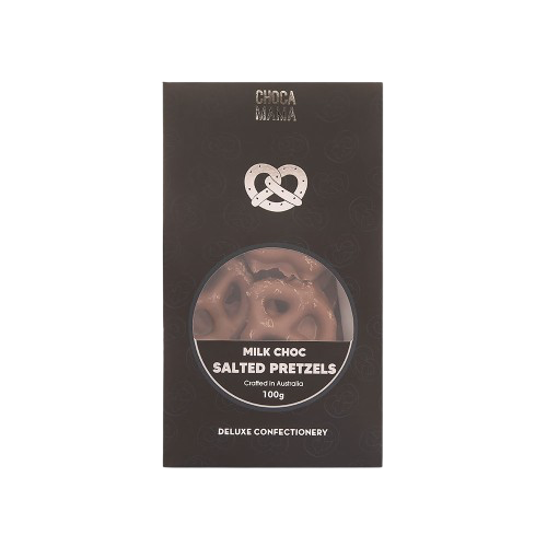 Milk Chocolate Salted Pretzels 100g
