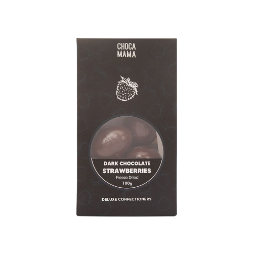 Dark Chocolate Freeze Dried Strawberries 100g