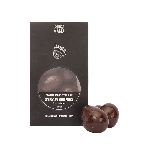 Dark Chocolate Freeze Dried Strawberries 100g