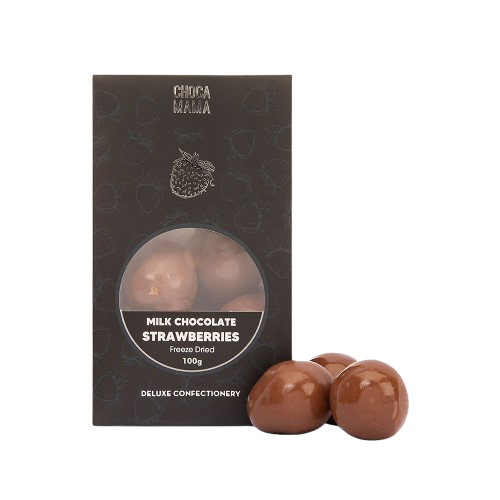 Milk Chocolate Freeze Dried Strawberries 100g