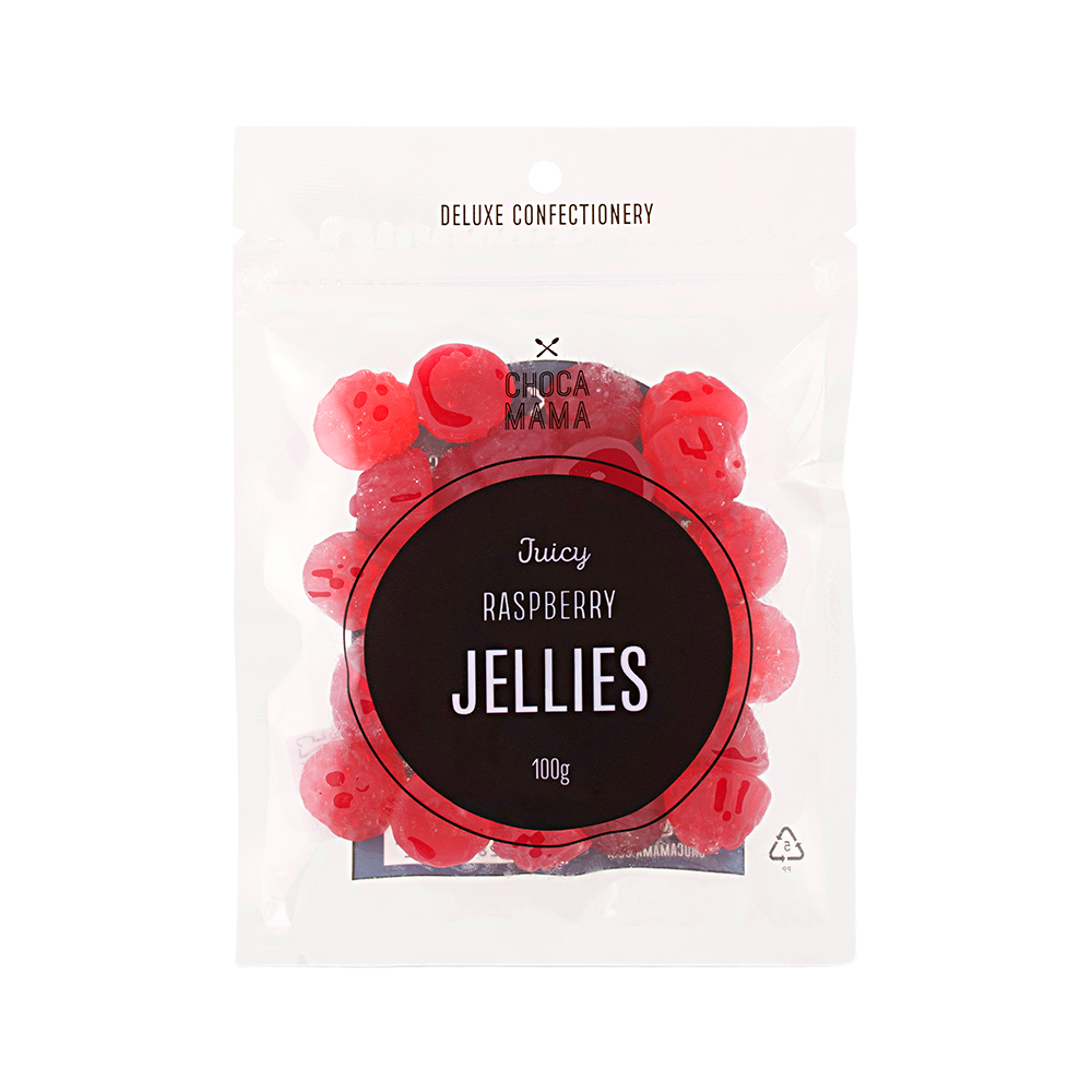 Juicy Raspberry Jellies 100g
