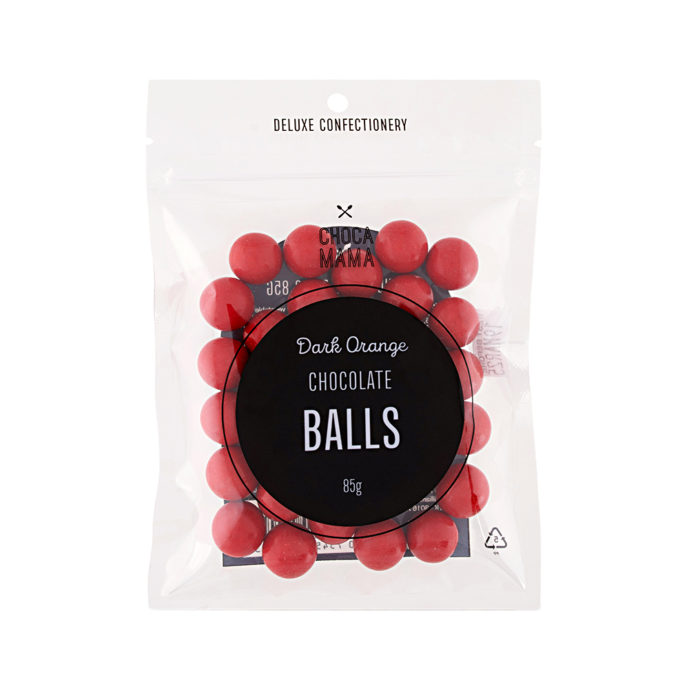 Dark Orange Chocolate Balls 85g