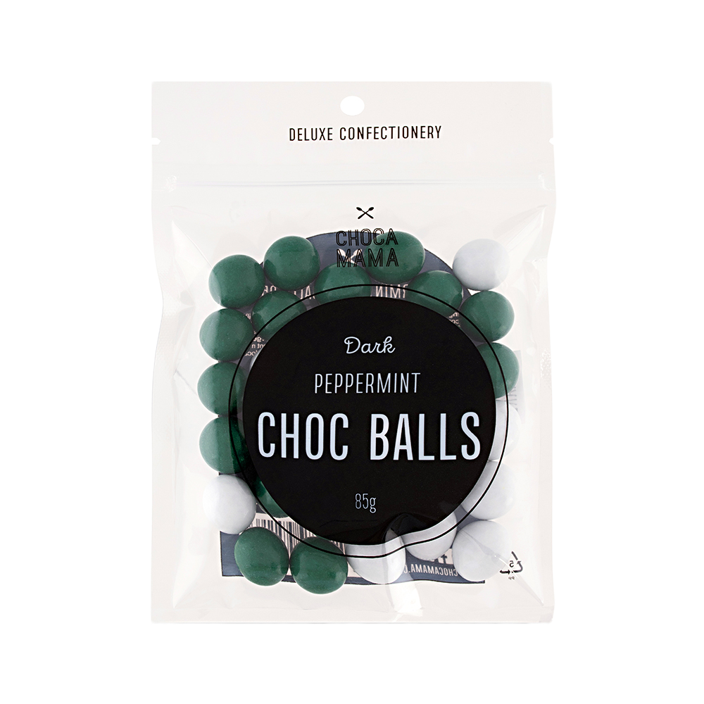Dark Peppermint Choc Balls 85g