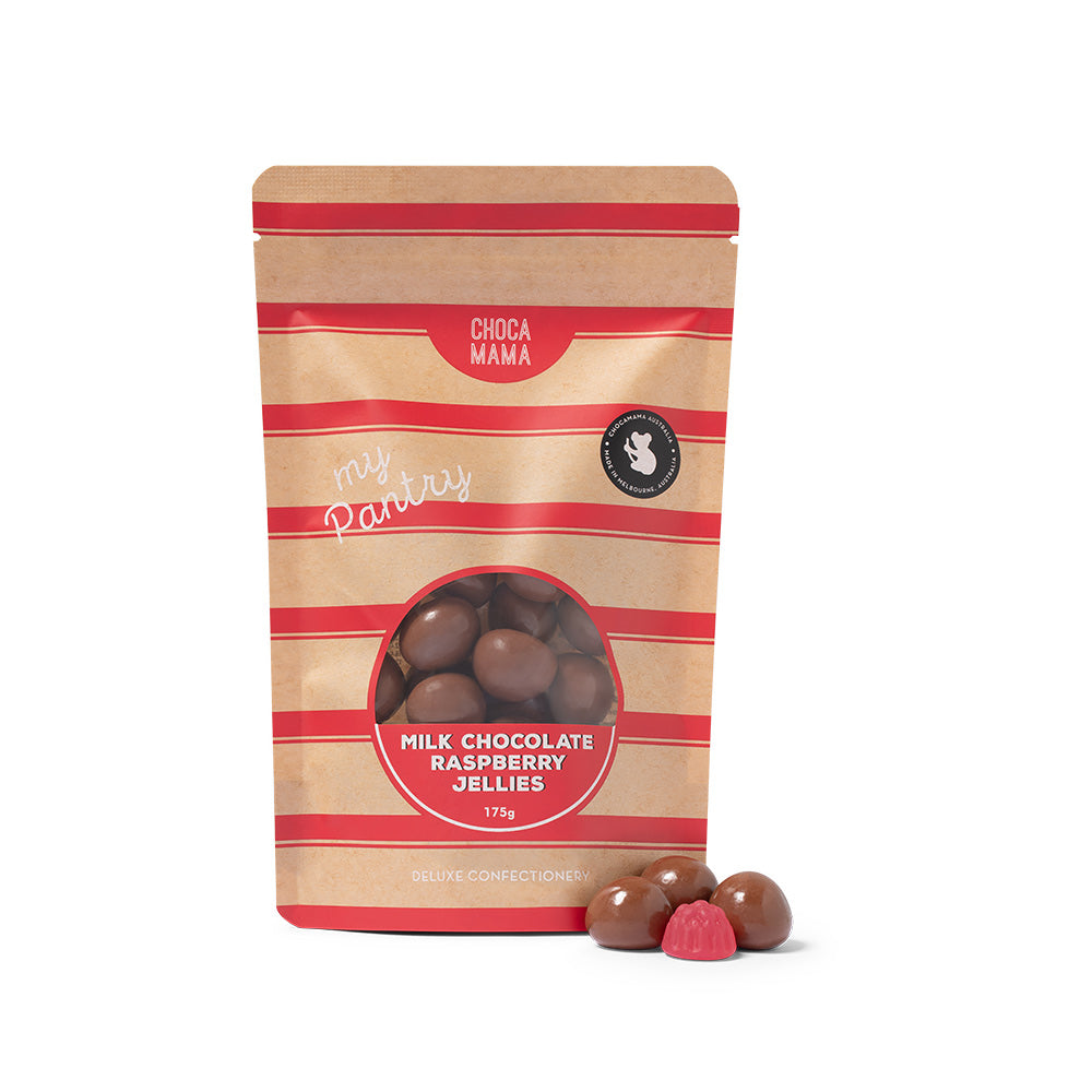 Milk Chocolate Raspberry Jellies 175g