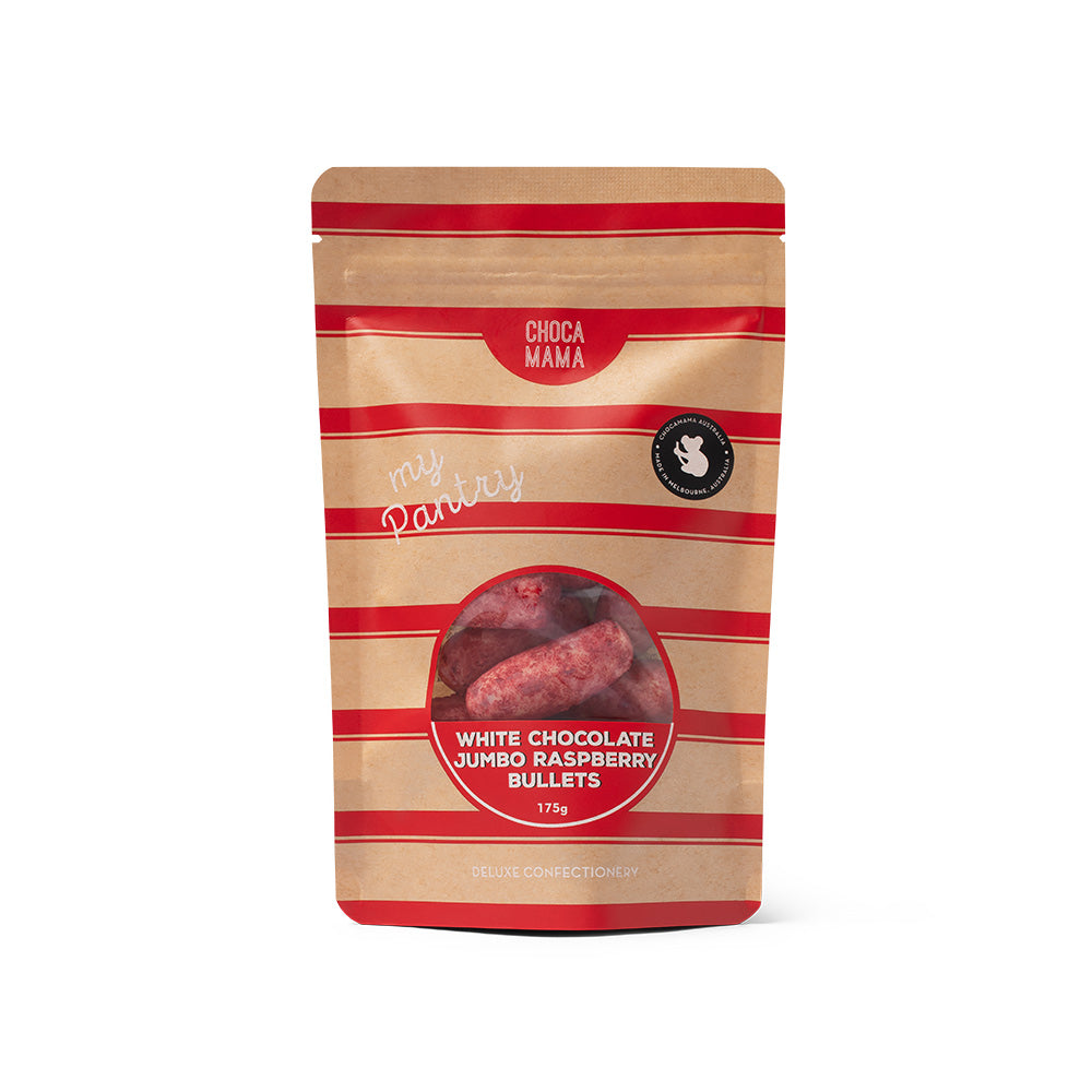 White Chocolate Raspberry Bullets 175g