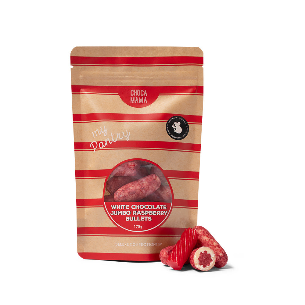 White Chocolate Raspberry Bullets 175g