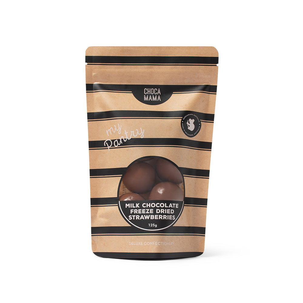 Milk Chocolate Freeze Dried Strawberries 125g