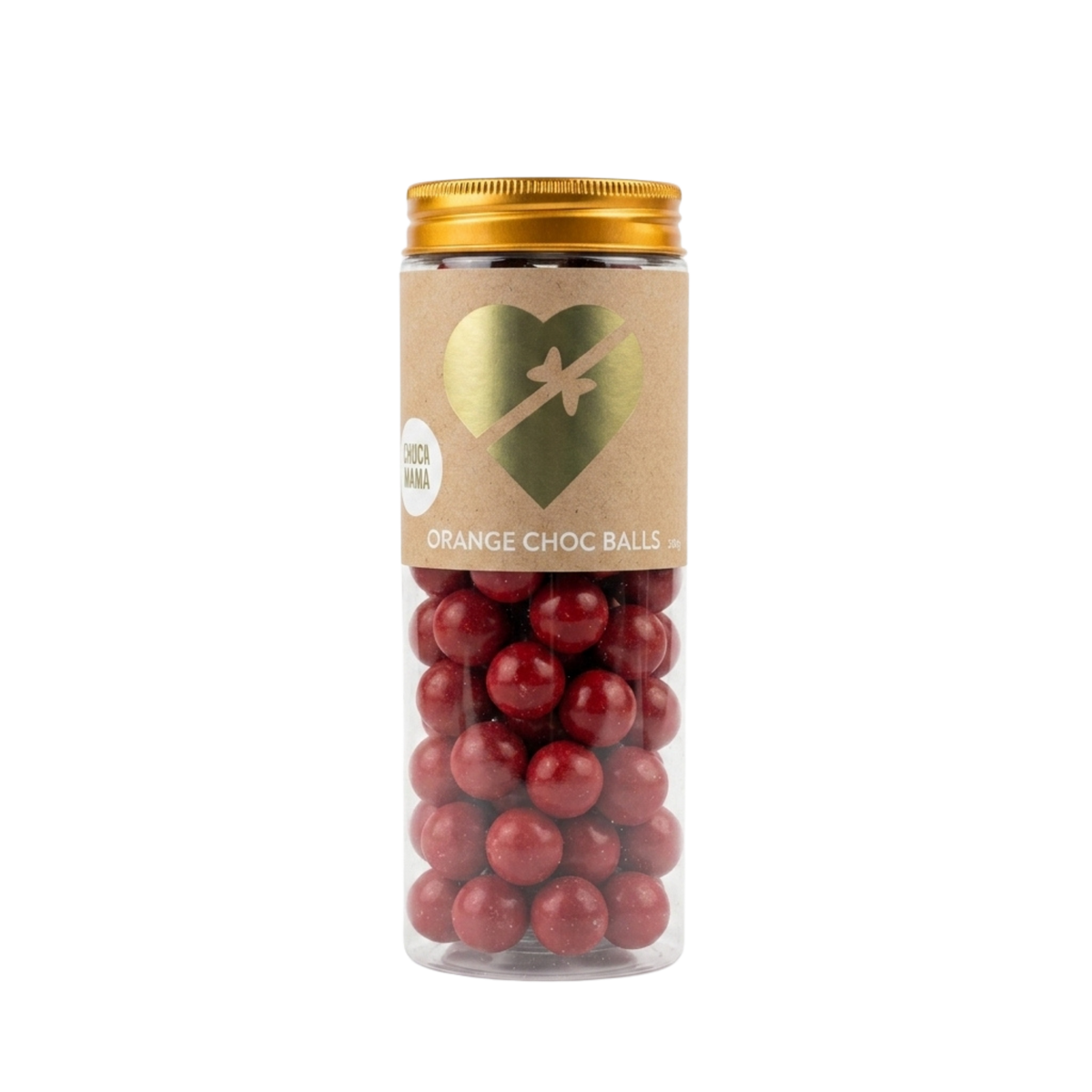 Novelty Cylinder Orange Choc Balls 200g