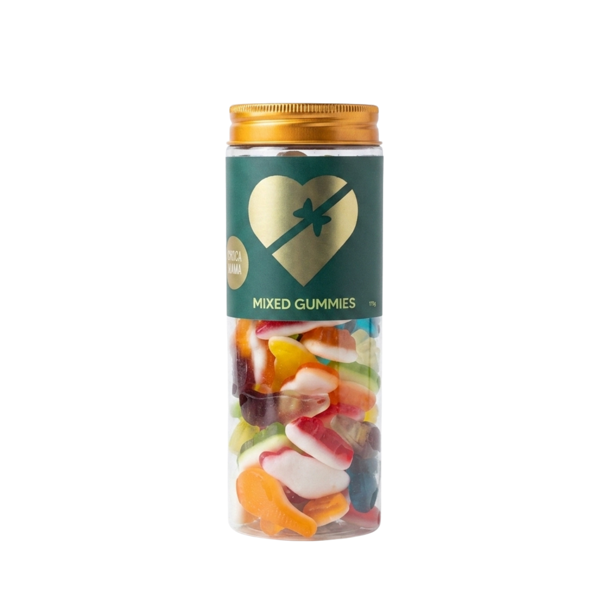 Novelty Cylinder Mixed Groovy Gummies 175g