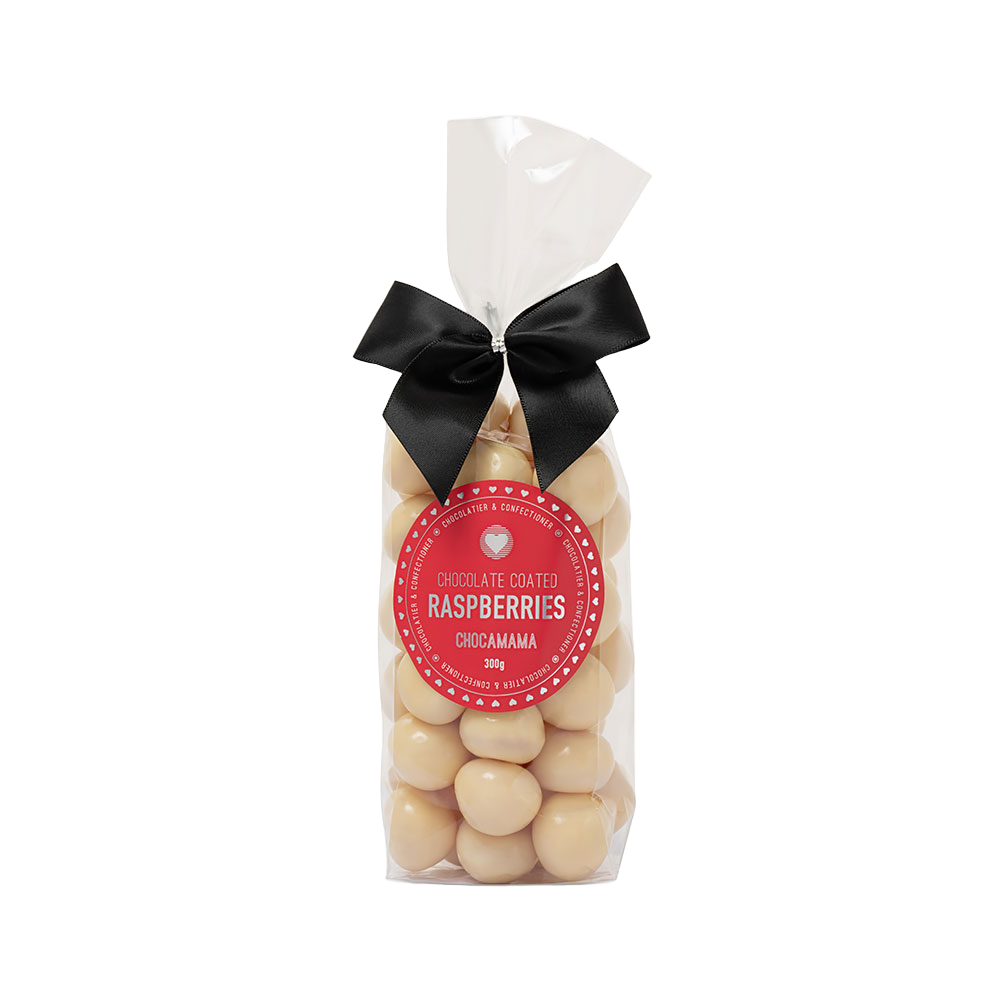 White Chocolate Raspberries 300g