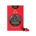 Dark Chocolate Raspberries 100g