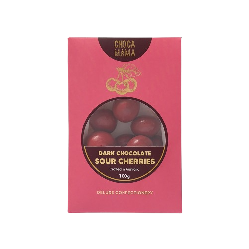 Dark Chocolate Sour Cherries  100g