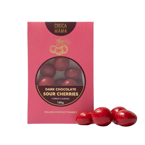 Dark Chocolate Sour Cherries  100g