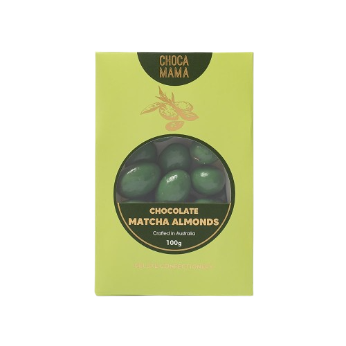 Chocolate Matcha Almonds 100g