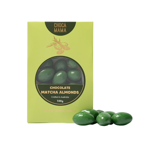 Chocolate Matcha Almonds 100g