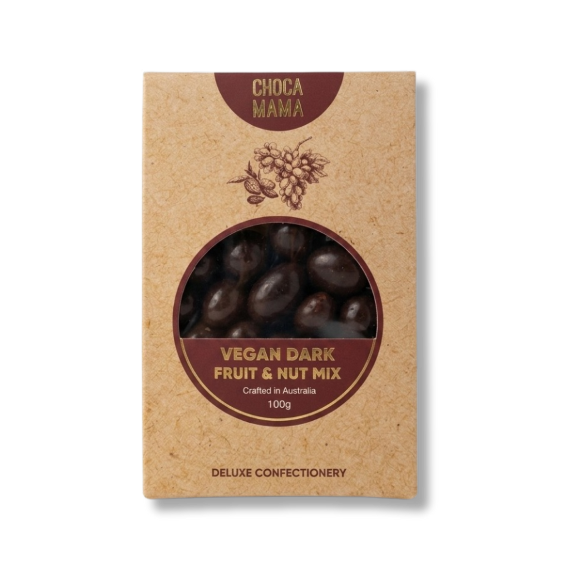 Vegan Dark Chocolate Fruit & Nut 100g