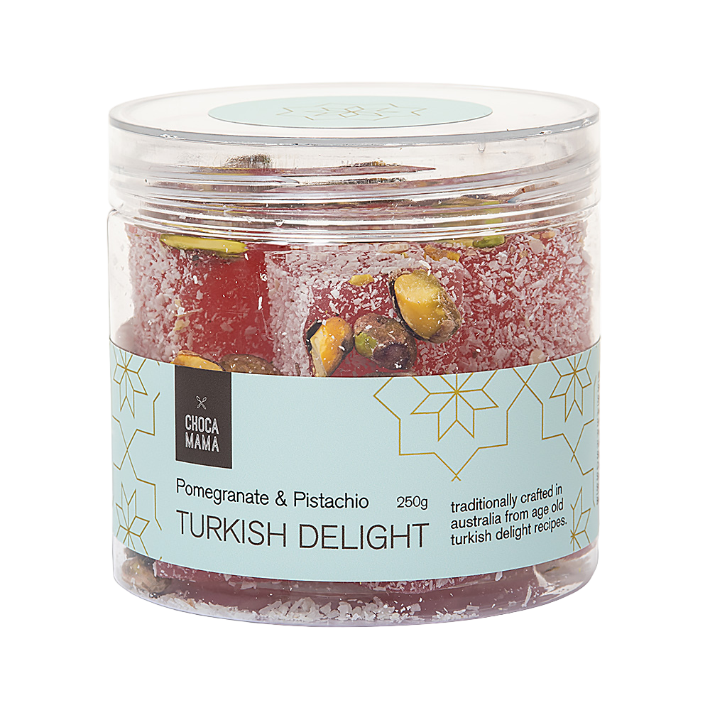 Pomegranate & Pistachio Turkish Delight Jar 250g