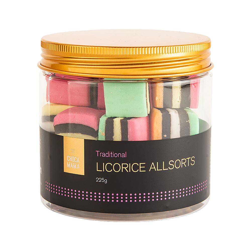 Licorice Allsorts Jar 225g