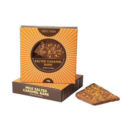 Milk Chocolate Salted Caramel bark 75g