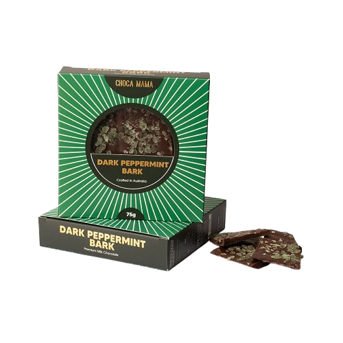 Dark Chocolate Peppermint Bark 75g