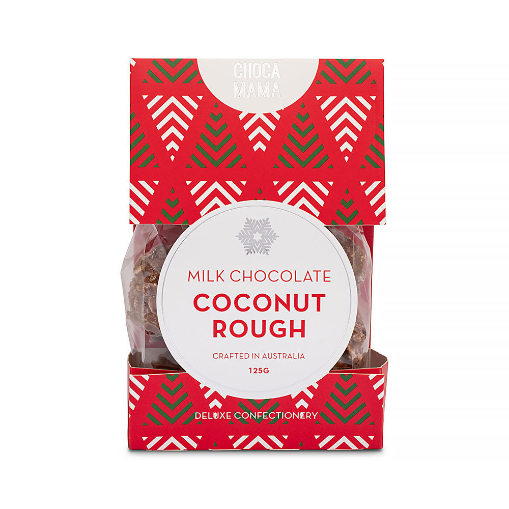 Christmas Milk Chocolate Coconut Rough 125g