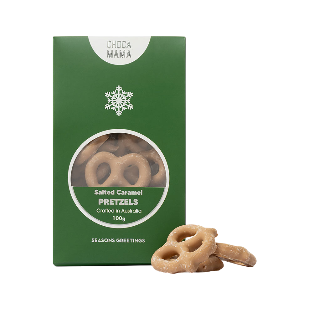Salted Caramel Chocolate Pretzels 100g