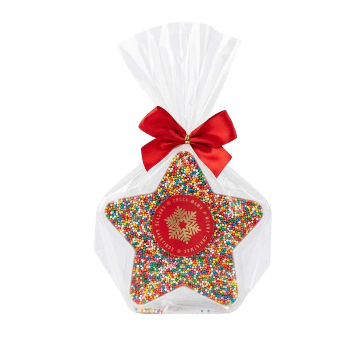 Milk Chocolate Christmas Freckled Star 100g