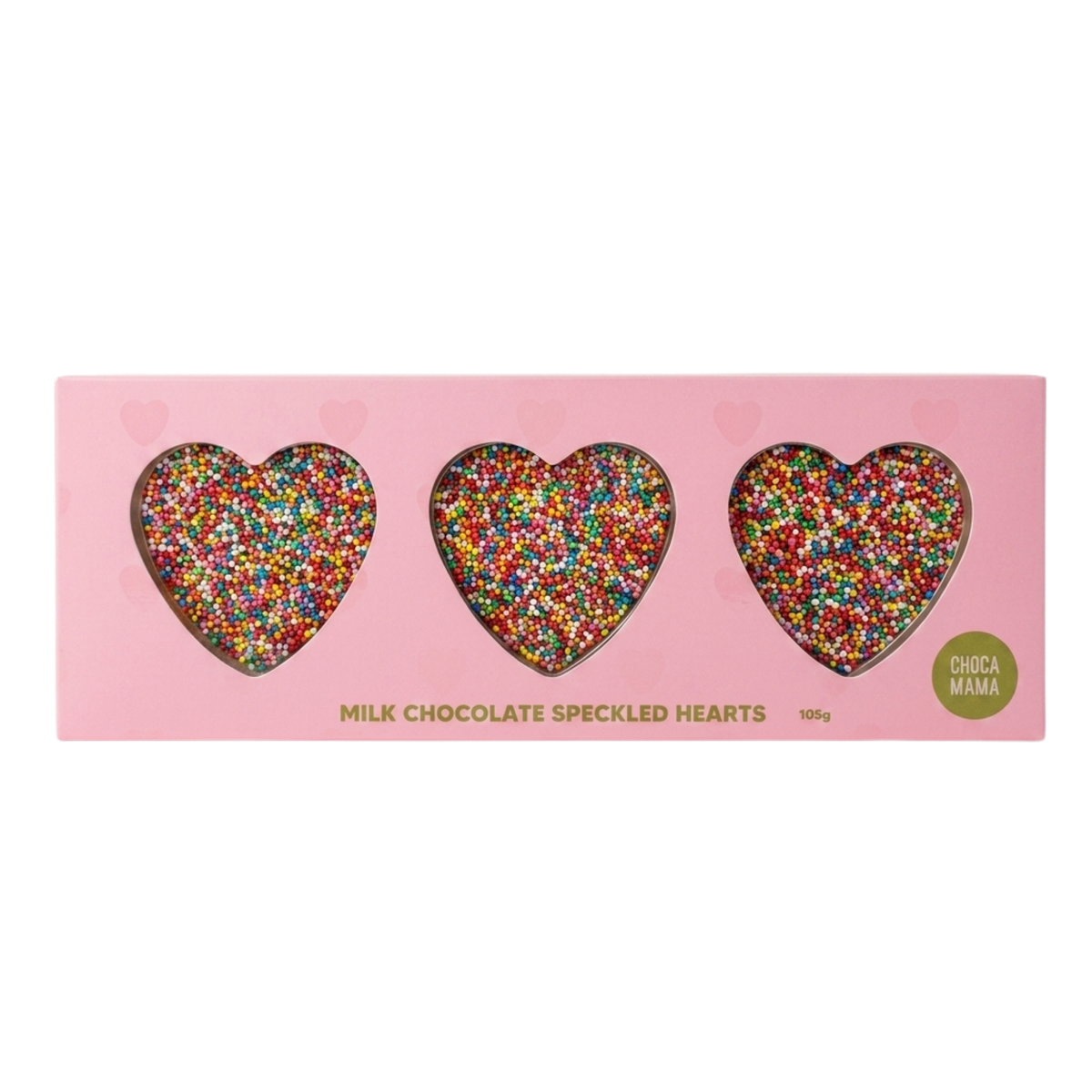 Triple Heart Speckle Box 105g