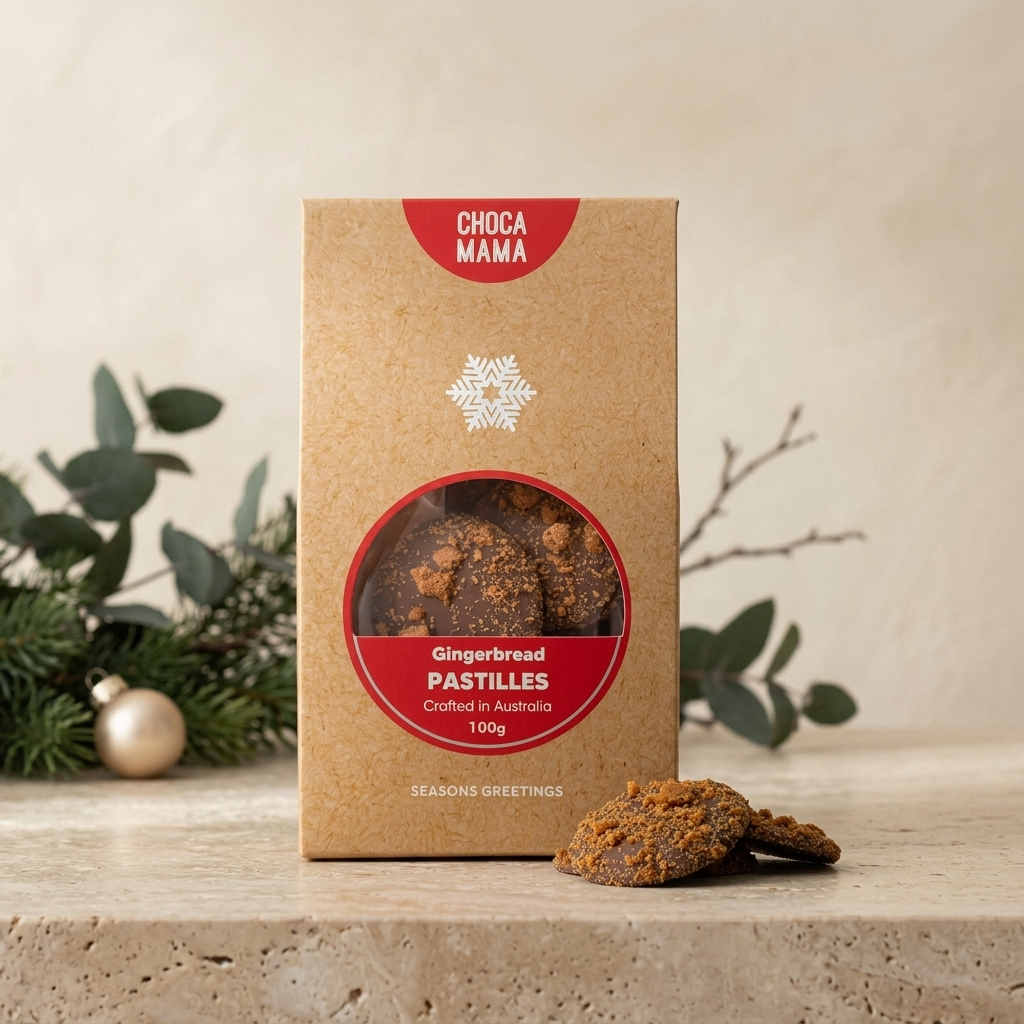 Chocolate Gingerbread Pastilles 100g