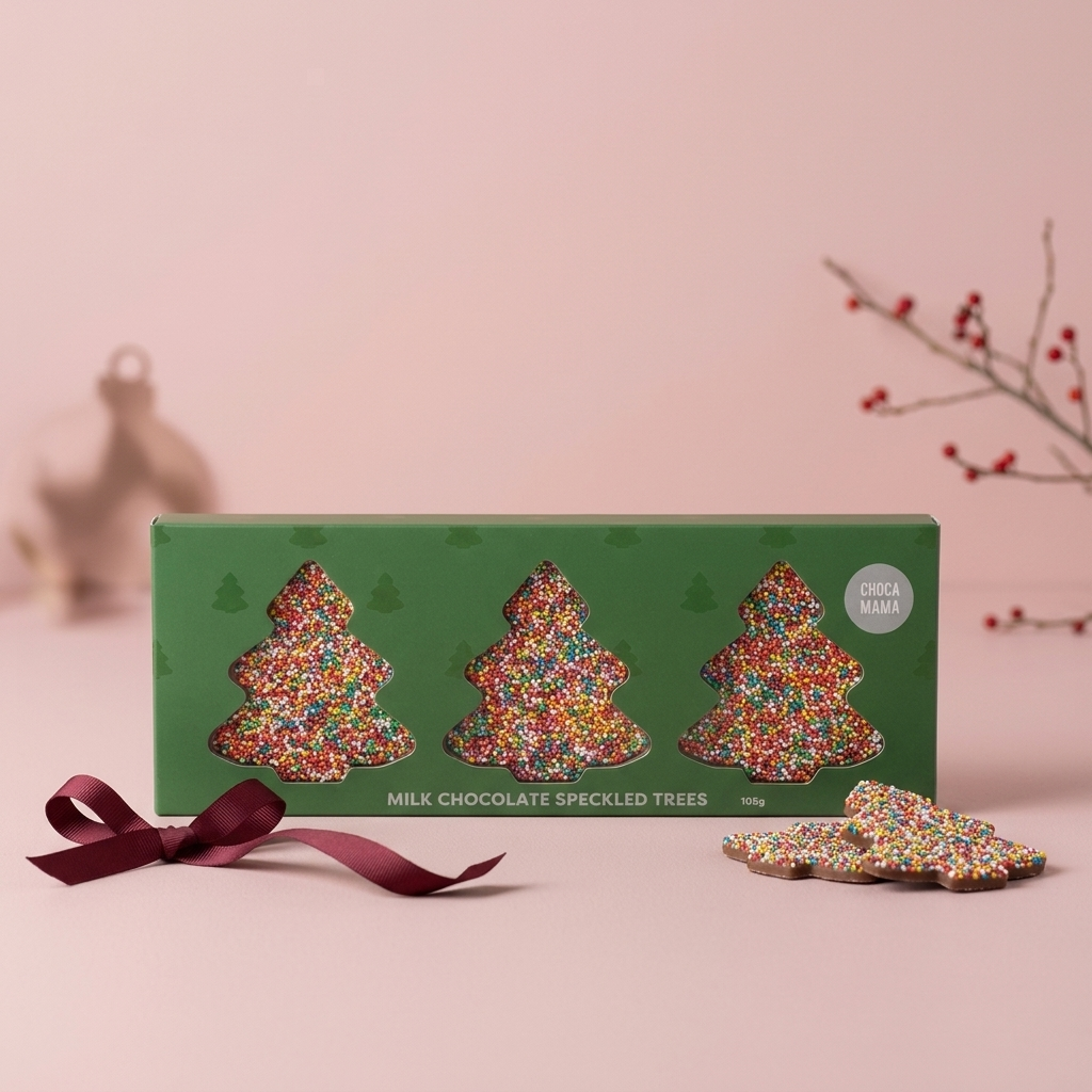 Triple Christmas Speckle Trees  105g